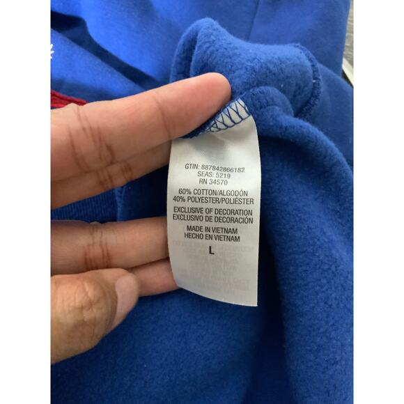 IB Diffusion Vintage Birds Crewneck Sweater Blue Women’s Size Large - Picture 5 of 6